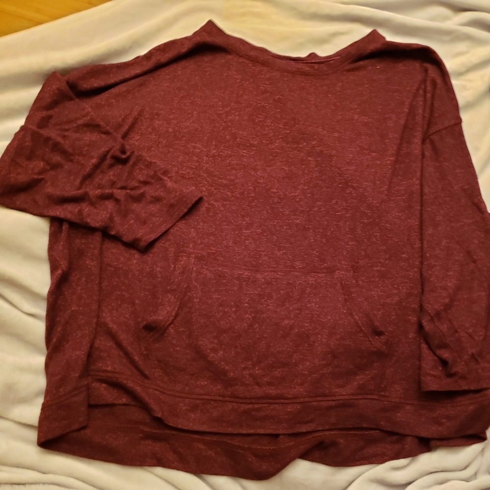 Cupid light sweater with kangaroo pocket 1X